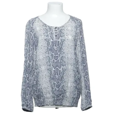 Blouse (Gray, White) from Carla F Viscose