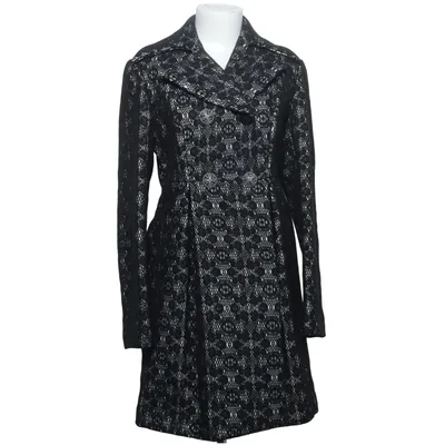 Manteau (Noir, Blanc) de Rare Coton, Polyamide, Polyester, Viscose