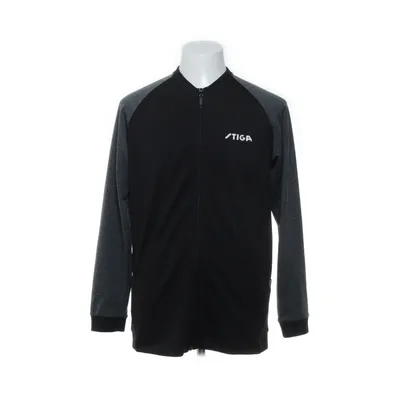 Träningsjacka (Svart, Grå) från Stiga Elastan, Polyester