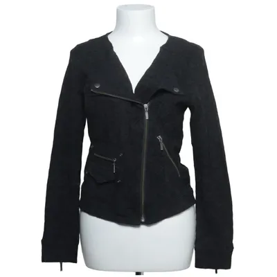 Bikerjacka (Svart) från Honey B Blue Bomull, Elastan, Polyester