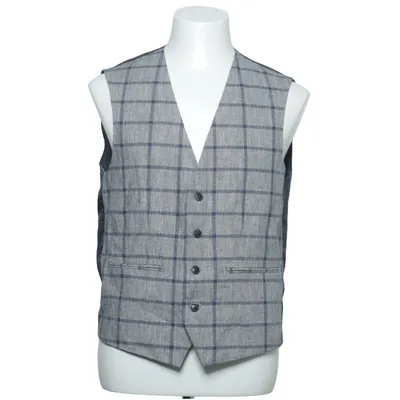 Kostymväst (SLHSLIM-NIK CHECK WAISTCOAT B) från Selected Homme Linne, Ekologisk bomull