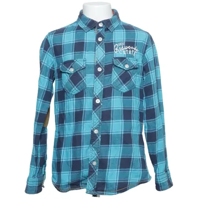 Flanellskjorta (Blå, Svart, Flerfärgad) från Kids by Lindex Bomull