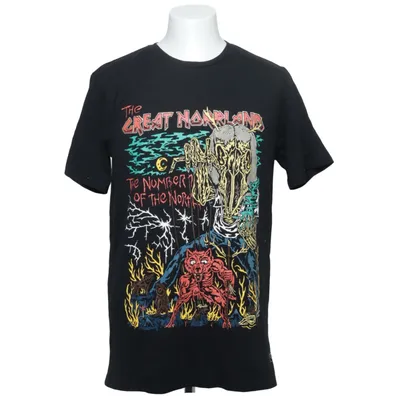 T-shirt (Svart, Flerfärgad) från Sqrtn Company Ekologisk bomull, Återvunnen polyester