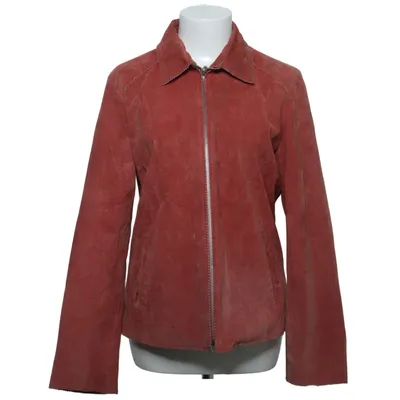 Leather jacket (Red) from Joy Cotton, Leather, Polyester