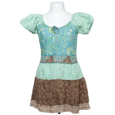 Dress (Green, Blue, Brown) from TurQuoise Cotton
