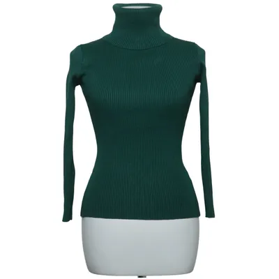 Rollkragenpullover (Grün) von Cherry Koko Baumwolle, Elasthan, Polyester