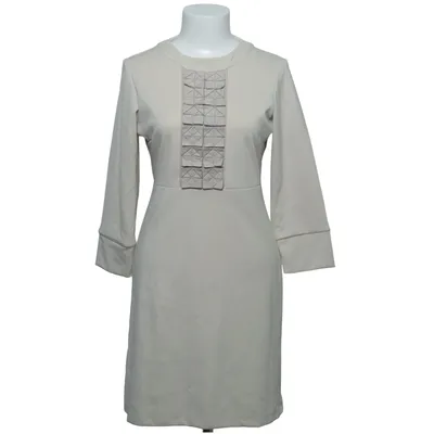 Robe (Beige) de Zara Collection Coton, Élasthane, Polyester