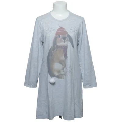 Nachtkleid (Grau, Mehrfarbig) von Ringella Baumwolle, Polyester