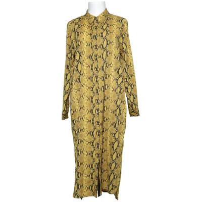 Skjortklänning (Gul, Svart, Flerfärgad) från Garcia Jeans Polyester