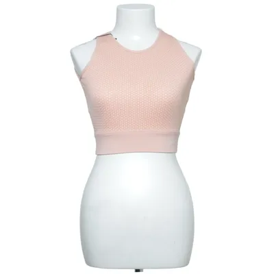 Sports bra (Pink, White) from Usa Pro Elastane, Polyamide, Polyester