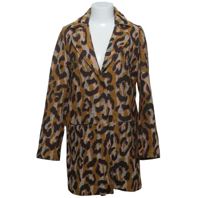 Blazer (Brown, Multicolored) from Pom Amsterdam Acrylic, Cotton, Metallic fiber, Polyamide, Polyester