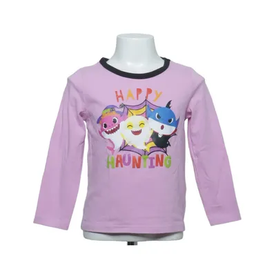 T-shirt à manches longues (Baby Shark) de PatPat Coton, Élasthane, Nylon, Polyester