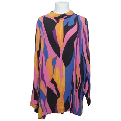 Blouse (Roze, Blauw, Geel, Zwart, Oranje) van Zizzi Viscose