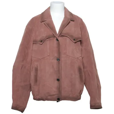 Jacket (Pink) from Hello September Polyester, Polyurethane, Viscose