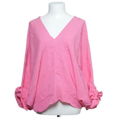 Bluse (Pink) fra Zara Lyocell, Viscose