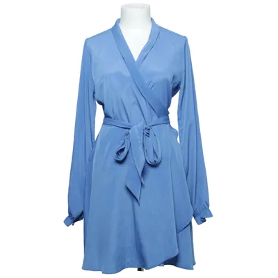 Wrap dress (Blue) from Neo Noir Polyester
