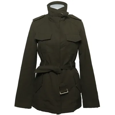 Safarijakke (Grøn) fra Massimo Dutti Woman Bomuld, Polyamid, Polyester