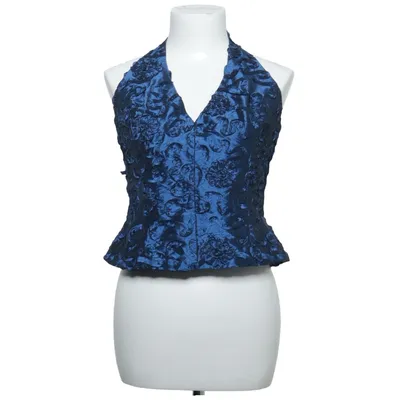Halter neck top (Blue) from Chou Chou Acetate, Polyamide, Polyester