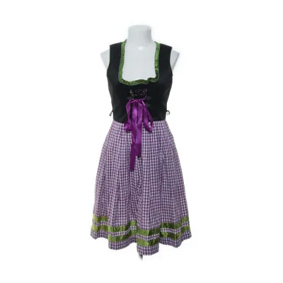 Dirndl (Grön, Svart, Lila) från TCM Bomull, Polyester