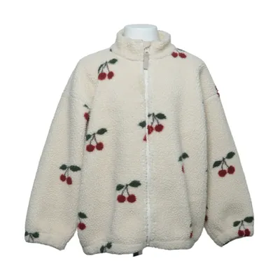 Fleece jacket (Beige, Red, Green) from Konges Sløjd Recycled polyester