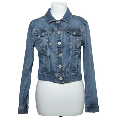 Veste en jean (Bleu) de Denim by Lindex Coton, Élasthane