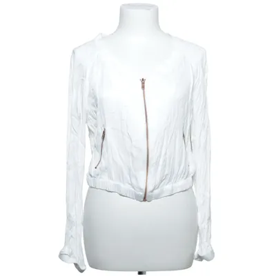 Bomberjack (Wit) van Silence + Noise Viscose