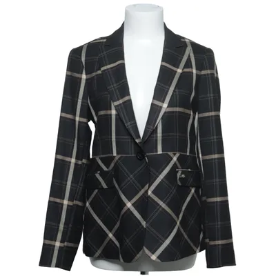 Blazer (Sort, Beige) fra Mos Mosh Elastan, Polyester, Viscose