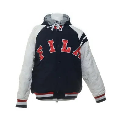 Collegejacka (Blå, Vit, Röd) från Fila Bomull, Polyamid, Polyester