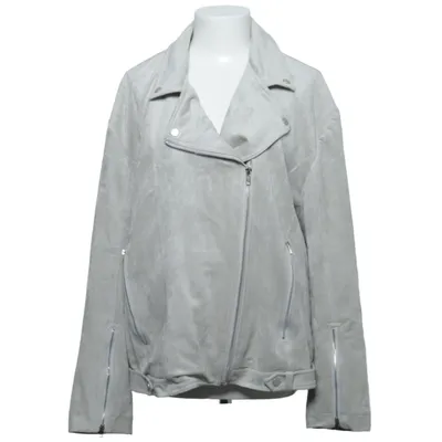 Veste de motard (Gris) de Liquor N Poker Élasthane, Polyester