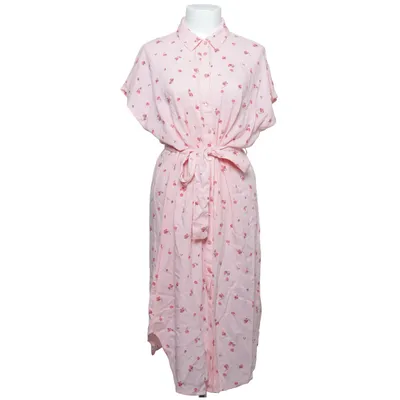 Skjortekjole (Pink, Rød) fra Pieces Viscose