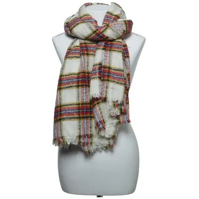 Sjaal (Beige, Rood, Blauw) van Mango Touch