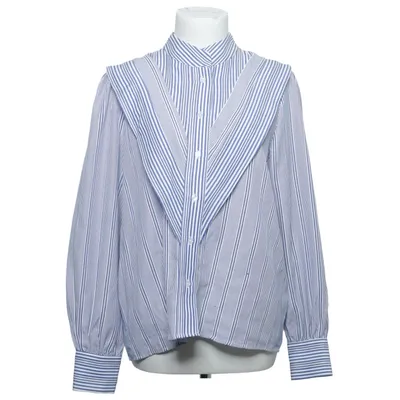 Blus (Blå, Vit) från Minus Bomull, Polyester