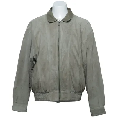 Läderjacka (Beige) från Petroff Skinn, Polyester