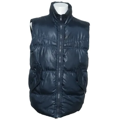 Outer vest (Blue) from Solid Jeans Polyester