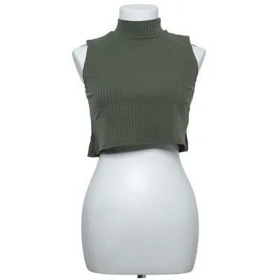Crop top (Groen) van Pretty Body Elastaan, Polyester