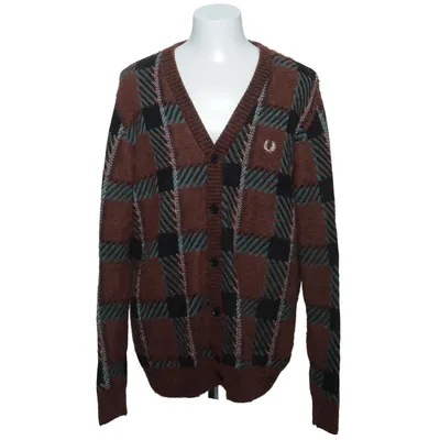 Strickjacke (Braun, Schwarz, Blau) von Fred Perry Alpakawolle, Baumwolle