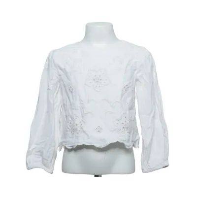 Bluse (Weiß) von Zara Baumwolle