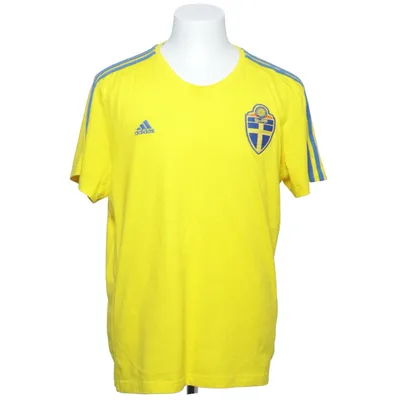 Maillot de football (Jaune, Bleu) de Adidas Coton, Polyester