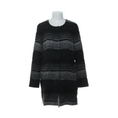Manteau (Gris, Noir) de Julie Fagerholt Acrylique, Laine d'alpaga, Polyamide, Polyester, Viscose