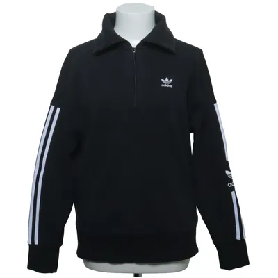 Sweatshirt (Sort, Hvid) fra Adidas Originals Bomuld, Elastan, Genanvendt polyester