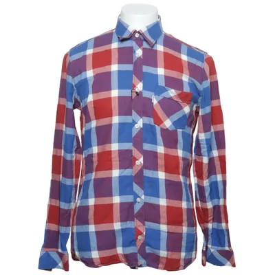 Flanellen overhemd (Blauw, Rood, Wit) van Encore Katoen