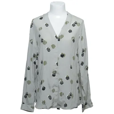 Blouse (Beige, Meerkleurig) van PBO Elastaan, Zijde