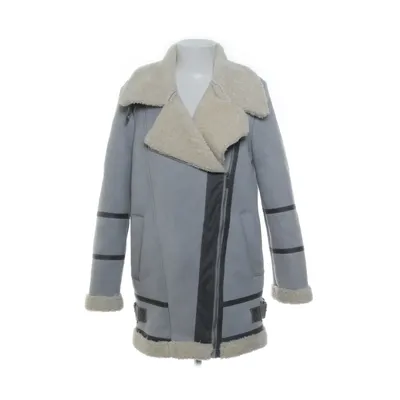 Shearlingjacka (Grå, Beige) från Zara Basic Polyuretan