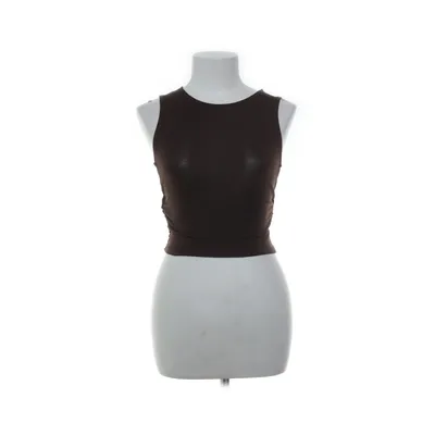 Crop top (Brun) fra Stradivarius Elastan, Polyester