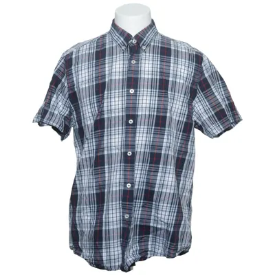 Kortärmad skjorta (Vit, Blå, Röd) från Carl William Bomull