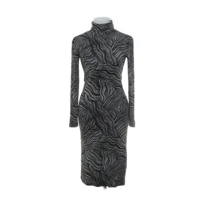 Jurk met col (Zwart, Wit) van Rodebjer Elastaan, Viscose
