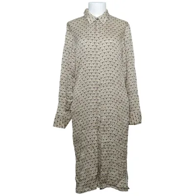 Skjortekjole (Beige, Sort) fra Philosophy Blues Original