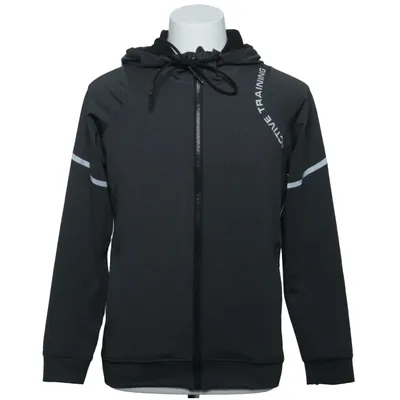 Sweat à capuche (Gris) de SportWear Élasthane, Polyester