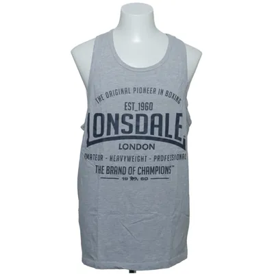 Basketbalshirt (Grijs) van Lonsdale Katoen, Viscose