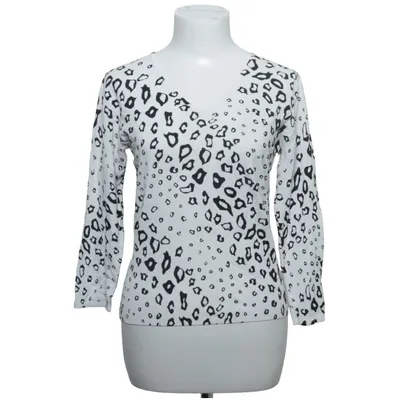 Sweater (White, Black) from New Sensation Cotton, Elastane, Viscose